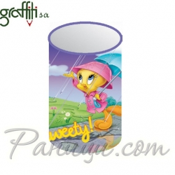 312380 Looney Tunes Tweety Метален моливник 312380 Looney Tunes Tweety Метален моливник